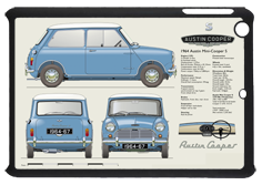 Austin Mini Cooper S 1964-67 Small Tablet Covers